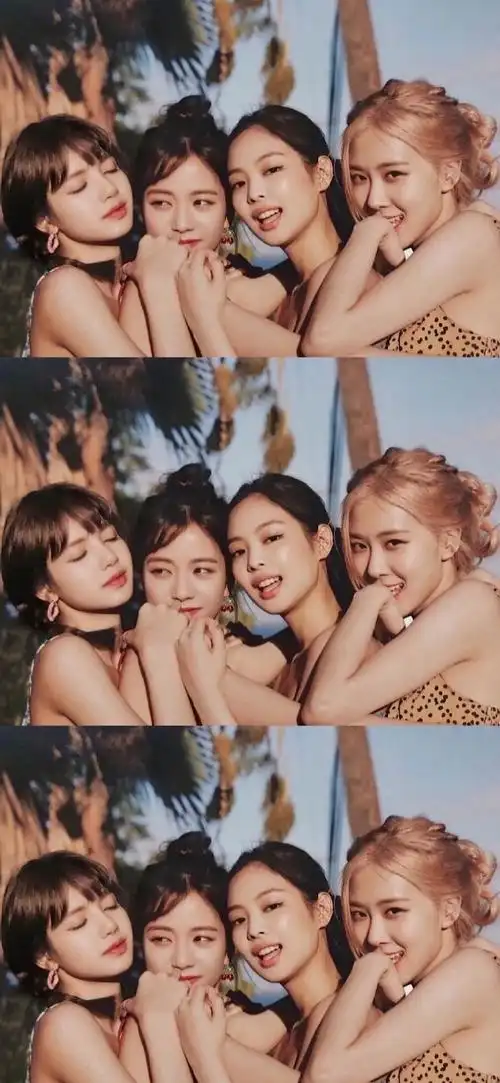 壁纸明星系列之人间仙女blackpink全面屏壁纸