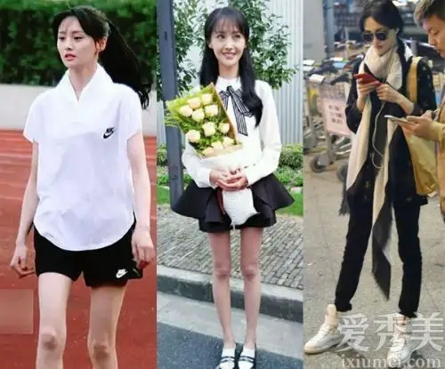 明星 >> 正文    郑爽身高168cm,可是如今体重不到35公斤,整个人瘦得