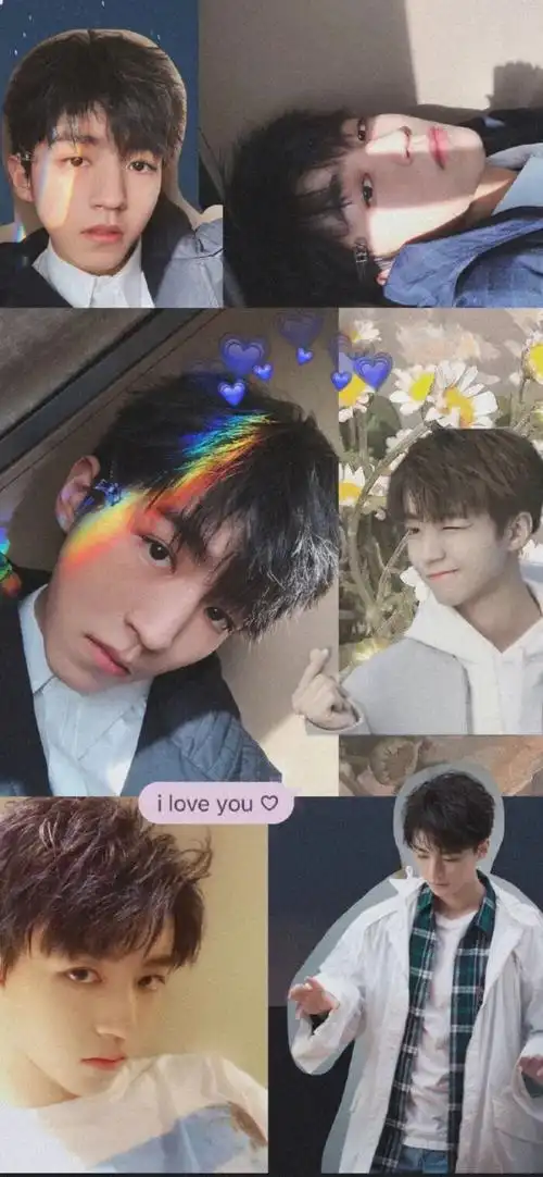 tfboys王俊凯拼贴壁纸