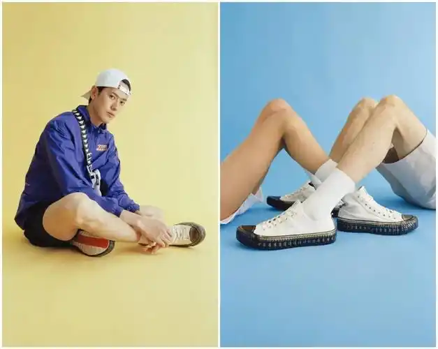 王子异上脚kappa联名设计款滴胶鞋中国发售附抢购信息
