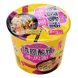 今麦郎 诱惑酸辣牛肉面 114g/桶