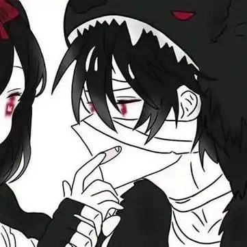 病娇情侣头像动漫高清好看的黑暗病娇情侣头像图片