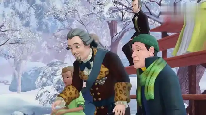 小公主苏菲亚苏菲亚带雨果跳冰舞雨果爸爸却不同意