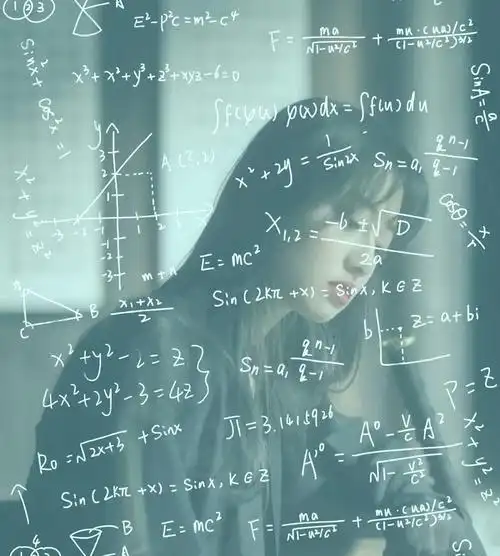 数学公式真人头像图片