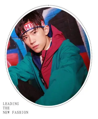 这就是街舞易烊千玺衣服外套男宽松连帽上衣情侣冲锋衣夹克潮 绿色 l