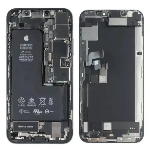 iphone xs 首发拆机,附送内部结构壁纸图_电池