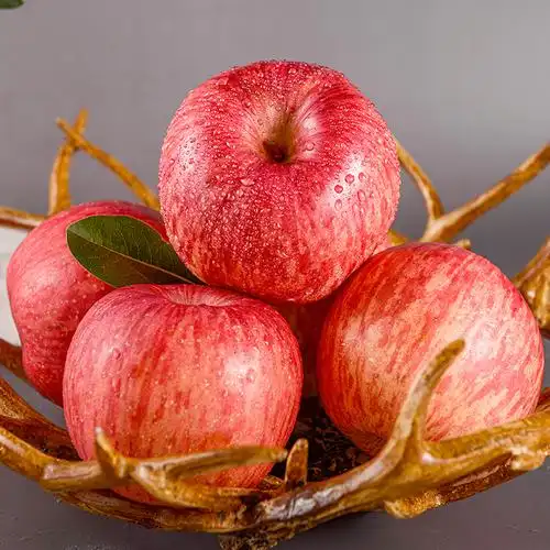应季新鲜水果陕西洛川红富士苹果整箱礼盒装10斤20枚80