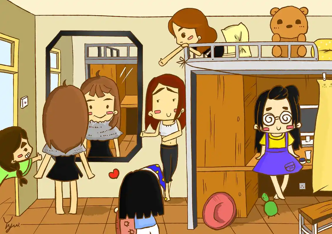 大学宿舍总有一个这样滴孩纸系列