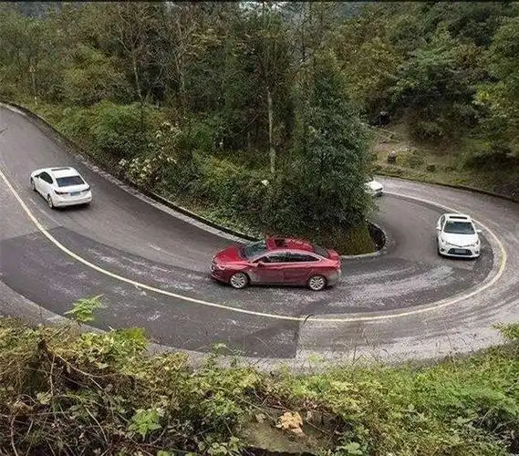 驾驶汽车在道路急转弯处怎样行驶?