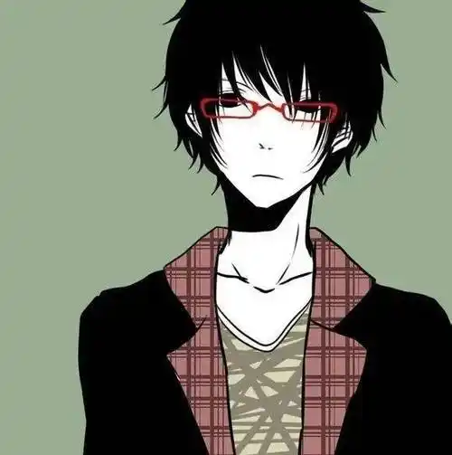 微信头像动漫眼镜男