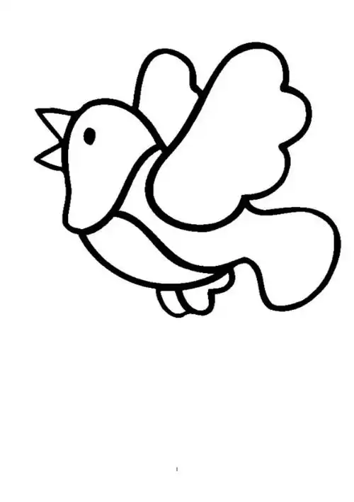 儿童涂色画空白填色图100张word.doc