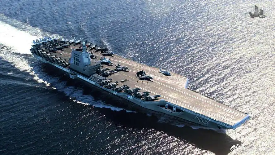 003型"福建"号下水 世界最大常规航母诞生 中国开启弹射航母时代_博兴