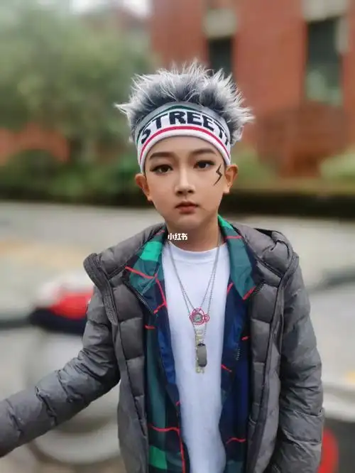 儿童舞台妆 #儿童街舞男生妆造 #美出高级感 #美业手艺人 干净帅气的