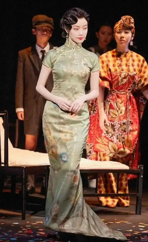 倪妮好适合旗袍##倪妮与旗袍适配度