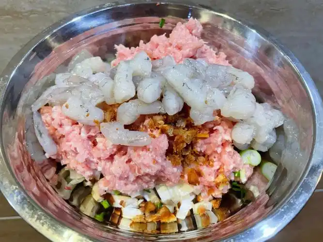 南方人厚着脸皮分享饺子馅啦猪肉虾仁饺子