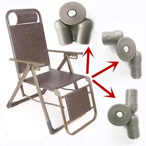 藤椅配件椅子折叠休闲椅连接件折叠床折叠椅躺椅午休塑料