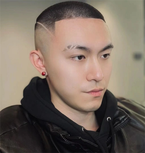 美式寸头雕刻 帅气酷炫时髦_男士短发 - 美发站