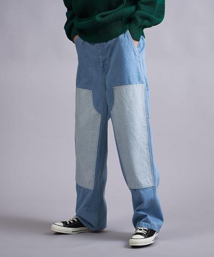 5折日本代购monkeytime90年代复古贴布牛仔裤1480牛仔裤