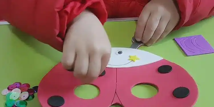 1.5元买的七星瓢虫面具3d贴纸,太好玩了