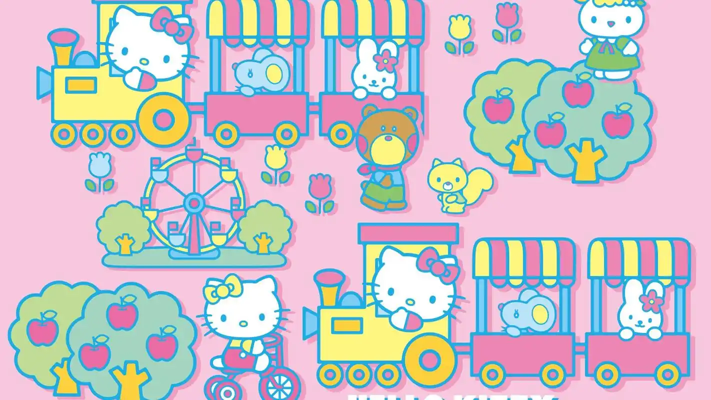 可爱卡通图片hello kitty高清电脑桌面壁纸