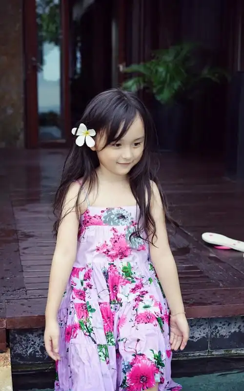 刘楚恬巴厘岛度假美照手机壁纸刘楚恬萌娃巴厘岛小萝莉童星