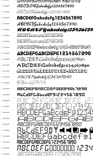 英文字体名称对照速查列表_word文档在线阅读与下载_免费文档