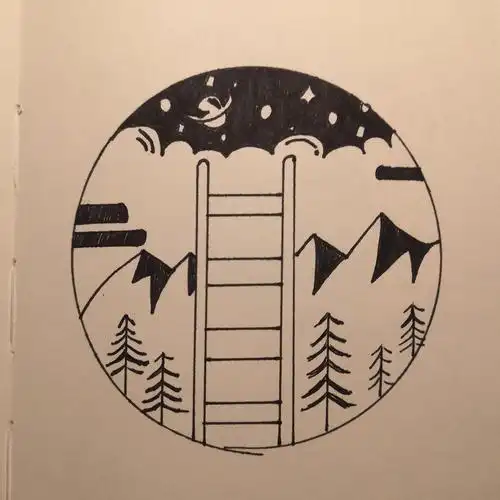 简简单单的线条和圆圈就能构造一个美好的世界