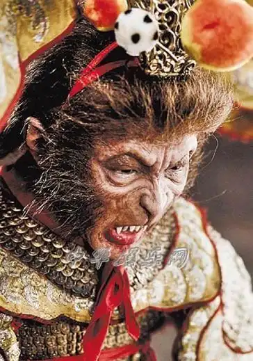 黄渤孙悟空造型曝光十分吓人莫文蔚替旧爱周星驰叫屈图