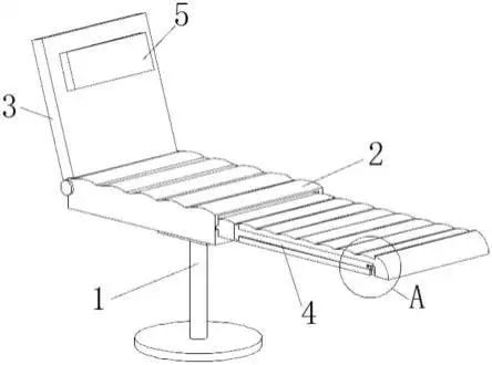 一种靠背可调节躺椅结构的制作方法