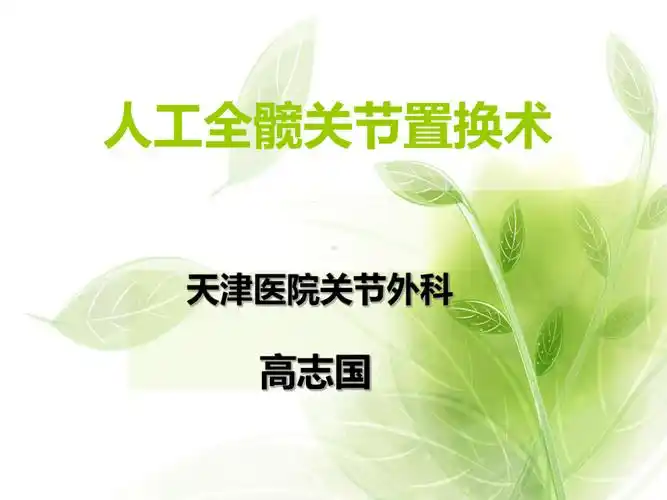 人工全髋关节置换术ppt课件.ppt_第1页