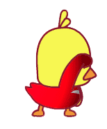 抖音小黄鸭穿安踏跳舞gif