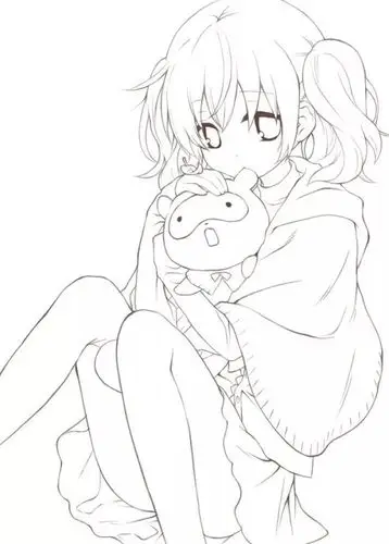 手绘-动漫,漫画人物,适合手绘的图,铅笔稿