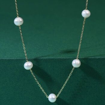 妃颂满天星淡水珍珠吊坠项链少女款