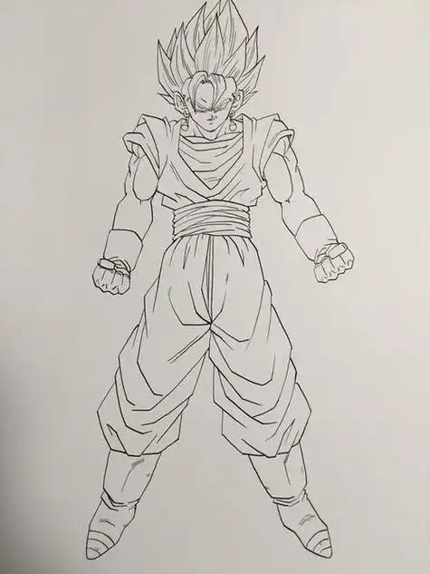 画超蓝悟空简笔画七龙珠孙悟空简笔画图小林简笔画超级赛亚人孙悟空龙