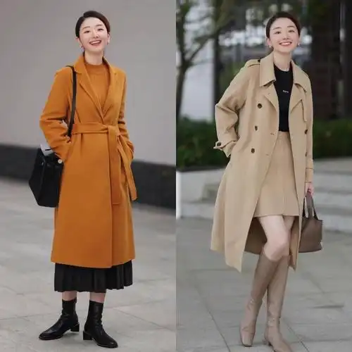 今年春天不妨试试用大衣搭配下面这几条裙子,优雅高级还很有气质,保证