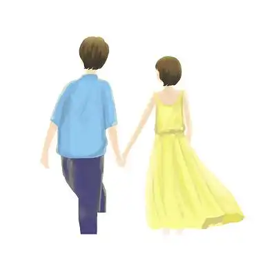 牵手背影素材-牵手背影图片-牵手背影素材图片下载-觅知网