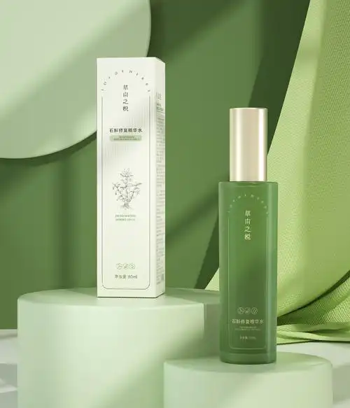 草本之悦石斛系列护肤品包装设计
