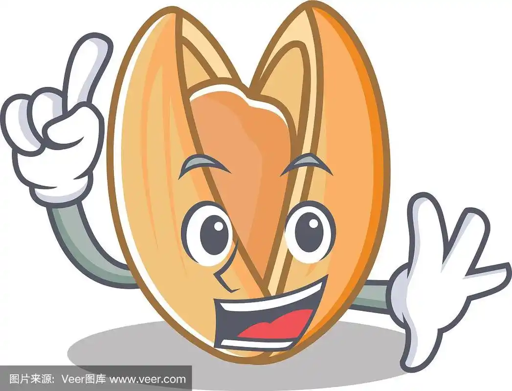 手指开心果坚果卡通吉祥物