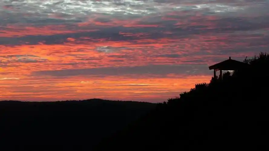 抖音超火晚霞夕阳美景,高清壁纸,风景图片-回车桌面