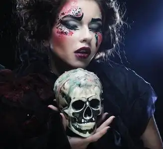 欧美写实骷髅图片