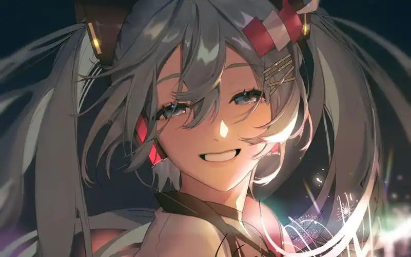 ipadprocsp绘画过程初音未来线香花火28