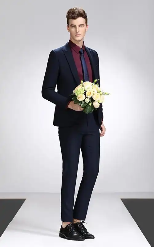 【西服出租】出租赁新郎伴郎服兄弟装西装男套装结婚大码修身西服正装