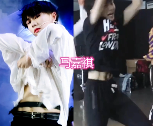 02年男星秀腹肌,道枝骏佑还好,看到黄明昊:真是没少锻炼啊!_画面