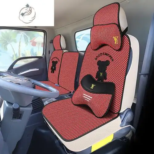 2米货车座套新款冰丝布艺四季坐垫套全包