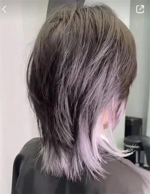 酷女生狼尾鲻鱼头 个性时尚超级瘦脸_非主流发型 - 美发站