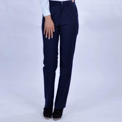 春夏女装工作西裤职业装农业银行长裤ol直筒邮政墨绿色工作服冬裤