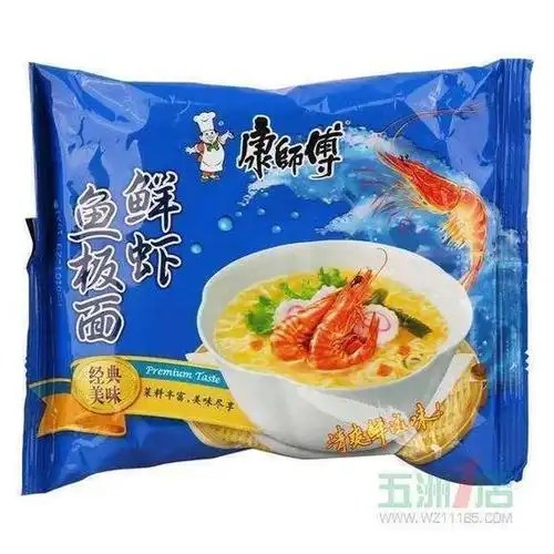 康师傅海鲜面袋