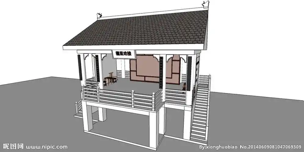 禧里戏台设计图__展示模型_3d设计_设计图库_昵图网nipic.com