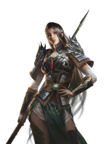 国风游戏cg美女原画素材