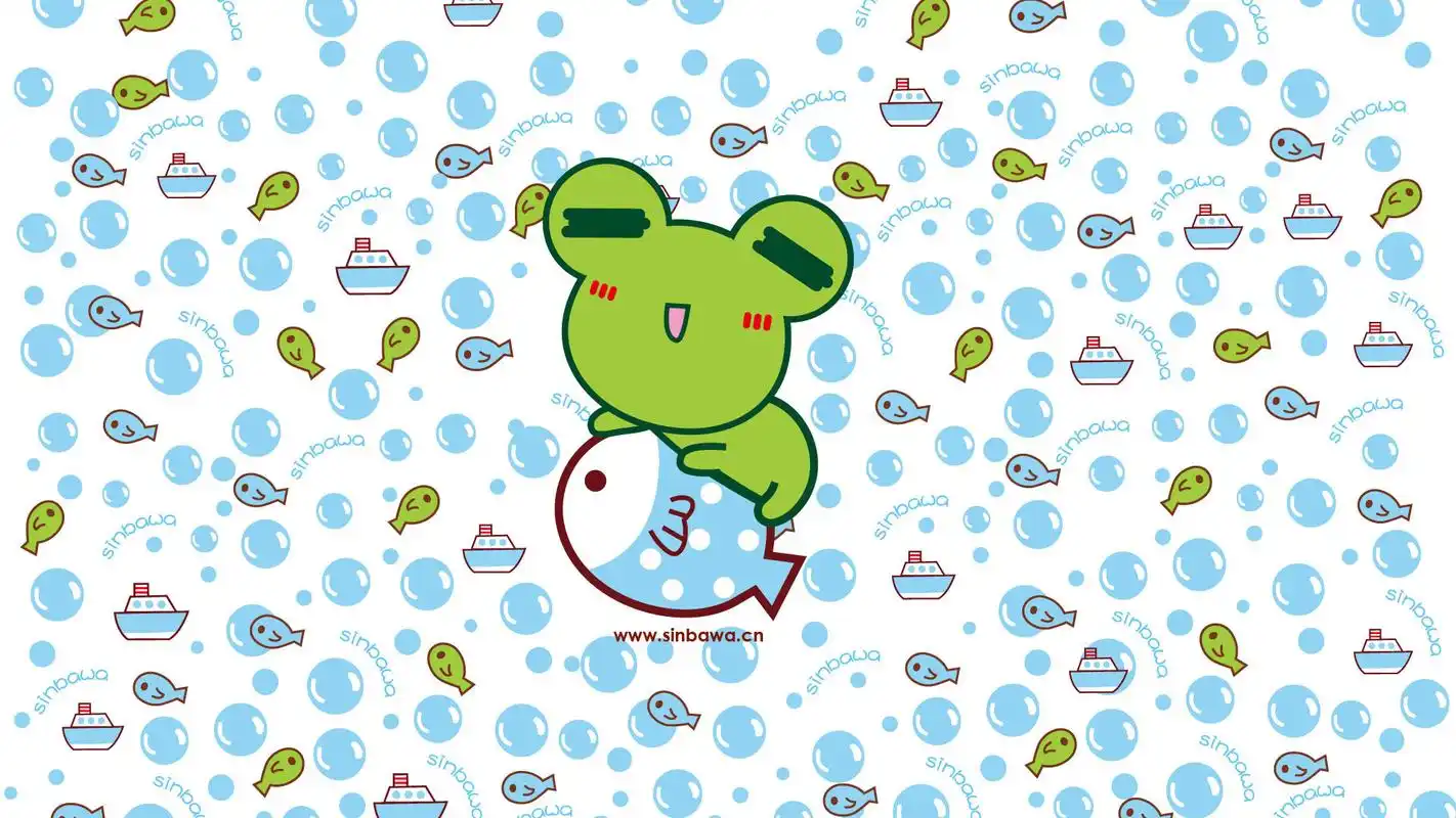 sinbawa夏日可爱卡通超清电脑桌面图片,分辨率为1920x1080